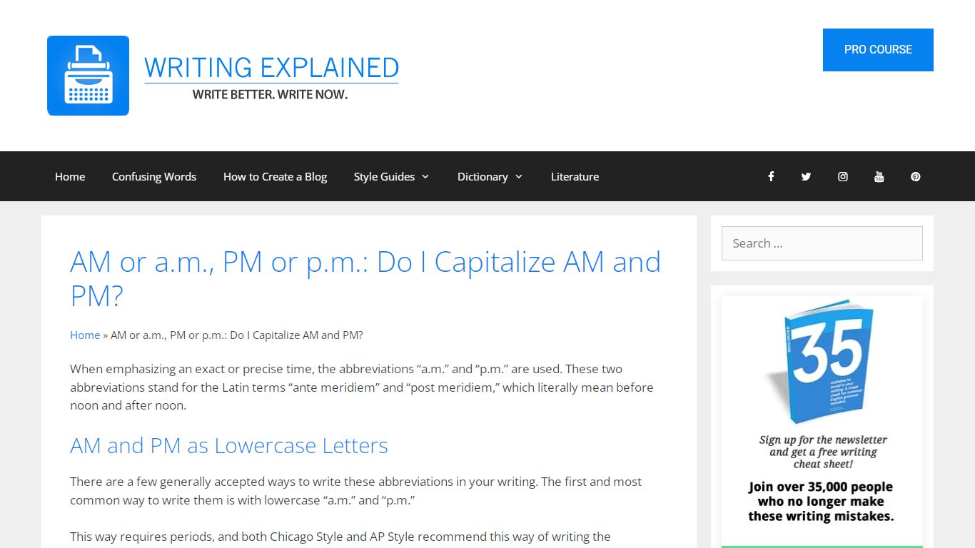 AM or a.m., PM or p.m.: Do I Capitalize AM and PM?